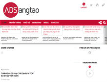 Tablet Screenshot of adsangtao.com